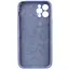 Чехол Silicone Case Full Camera Protective AA NO LOGO для Apple iPhone 12 Pro Max 6.7 Серый/Lavender Gray - миниатюра 4