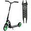 Самокат Best Scooter 85х16х36 см Чорно-зелений 000231515 - мініатюра 1
