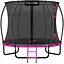 Батут із внутрішньою сіткою THUNDER Inside Ultra 6FT 185 см Black/Pink - мініатюра 1