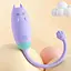 Кліторальний вібратор кішечка Lilo "We Love QiQi" USB (без Д/К) фіолетовий - мініатюра 4