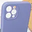 Чехол Silicone Case Full Camera Protective AA NO LOGO для Apple iPhone 12 Pro Max 6.7 Серый/Lavender Gray - миниатюра 6