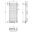 Электрический полотенцесушитель Navin Грандис 480x1200 Sensor с Wi-Fi, левая с таймером, белая 12-112033-4880, Белый, Левое, Электронный - миниатюра 7