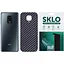 Защитная пленка SKLO Back тыл Carbon для Xiaomi Mi CC9 / Mi 9 Lite Черный - миниатюра 1