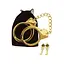Наручники Taboom Gold Plated BDSM Handcuffs 65 см золотий - мініатюра 5