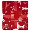 Плед Ardesto Christmas Flannel 160х200 см 100% полиэстер олени красный pbe0050481 - миниатюра 2