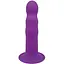 Ділдо з вібрацією Adrien Lastic Hitsens 3 Purple, відмінно для страпону, діаметр 4 см, довжина 18,2 см - мініатюра 1