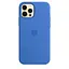 Чехол Silicone Case Full Protective AA для Apple iPhone 14 Plus 6.7 Синий/Capri Blue - миниатюра 1