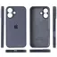 Чехол Epik Silicone Case Full Camera Protective AA для Apple iPhone 16, 6.1 Серый/Lavender Gray - миниатюра 3