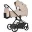 Дитяча універсальна коляска-книжка 2 в 1 El Camino ME 1091-1 Persona Pearl Beige з реверсивним блоком і капюшоном XXL - мініатюра 1