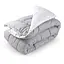 Одеяло Руно 172х205 силиконовое зимее Grey White 316.52_Grey White - миниатюра 1