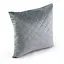 Подушка Руно 40х40 декоративна Velour "Dark Grey ромб" 311.55_Dark Grey ромб - мініатюра 1