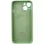 Чохол Epik Silicone Case Full Camera Protective AA для Apple iPhone 15, 6.1 Зелений/Pistachio - мініатюра 4
