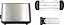 Тостер Russell Hobbs Heaton Brushed 2Slice Toaster 27390-56 - миниатюра 3