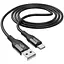 Кабель Hoco X72 Creator silicone charging data cable for Type-C Чорний - мініатюра 1