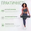 Коврик для йоги и фитнеса EasyFit TPE+TC 6 мм двухслойный + Чехол черный с зеленым - миниатюра 2