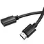 Дата кабель Hoco US13 HDTV male to HDTV female HD extension (1m) Black - мініатюра 3