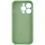 Чехол Epik Silicone Case Full Camera Protective AA для Apple iPhone 15 Pro 6.1 Зеленый/Pistachio - миниатюра 4