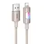 Дата кабель Hoco U144 New USB to Lightning 2.4A (1.2m) Gold - мініатюра 1