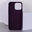 Шкіряний чохол Epik Bonbon Leather Metal Style with MagSafe для Apple iPhone 14, 6.1 Фіолетовий/Dark Purple - мініатюра 2