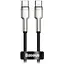 Кабель Baseus Cafule Cable USB-C to USB-C Cable 100W 2m Silver (CATKLF-X09) - миниатюра 1