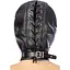 Капюшон для БДСМ зі знімною маскою Fetish Tentation BDSM hood in LeaTherette With removable mask - мініатюра 2