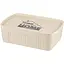 Ящик для зберігання Ardesto 45.5 x 31 x 14 см з кришкою 13 л бежевий (ARHC2513B) - мініатюра 1