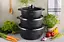 Набор кастрюль Edenberg EB-8152 6 предметов черный - миниатюра 1