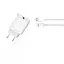 Сетевое зарядное устройство для XO L103 (EU) QC3.0 18W Charger with TYPE-C cable Белый - миниатюра 5