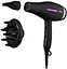 Фен Ardesto HD-Y223PRO, Black, 2200W, 2 швидкості, 3 режими, дифузор, концентратор, функція &quot;Cool Shot&quot;, захист від перегріву, Soft Touch покриття - мініатюра 4
