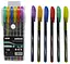 Набор гелевых ручек, 6 шт., с блеском и запахом, PVC - миниатюра 1