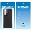 Чохол TPU GETMAN Liquid Silk Full Camera для Samsung Galaxy S22 Ultra Чорний / Black - мініатюра 5