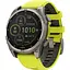 Спортивные часы Garmin Fenix 8 47 мм Solar Sapphire Titanium w. Amp Yellow/Graphite Silicone Band (010-02906-20/21) - миниатюра 1