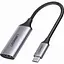 Переходник Ugreen USB2.0 Type C to HDMI V2.0 4K60Hz 10cm CM297 gray (70444) - миниатюра 1