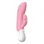 Вібратор-кролик Liebe Pleasure Toys Mighty Rechargeable Rabbit 21.5 см (світло-рожевий) - мініатюра 3
