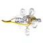 Лампа Brille світлодіодна LED E14, 5W 20 pcs WW CL37-A SMD2835 gold 220 В - мініатюра 3