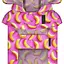 Дождевик-накидка с капюшоном для собак Collar Waudog Clothes, рисунок "Бананы на розовом", S, А 32-35 см, B 41-52 см, С 26-33 см - миниатюра 4