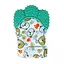 Прорезыватель-перчатка "Лапка" Mega Zayka MGZ-0412(Turquoise) на липучке - миниатюра 1