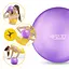 Мяч для пилатеса, йоги, реабилитации 4FIZJO 22 см Violet (P-5905973404860) - миниатюра 6