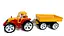 Трактор с прицепом Бамсик, 007/9, цветной - миниатюра 1