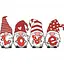 Набор для творчества Strateg Алмазная картина Gnomes with love lettering SK86016 - миниатюра 1