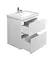 Тумба Мойдодир Палермо 60-U в ванну з умивальником Creavit ID-60 Білий - мініатюра 2