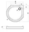 Душевой поддон Am.Pm Like Round 95 95x95 см белый W83UT-333-095W белый - миниатюра 4