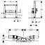 Інсталяція для пристінного трапа Geberit Duofix 111.593.00.1 - мініатюра 2
