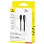 Дата кабель Baseus Silky Series OS Fast Charging Type-C to Lightning 20W (2m) (P10377701) Cluster Black - мініатюра 3