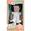 Лялька Miniland дівчинка брюнетка блакитноока в одязі 38 см подарункова коробка (33210) - мініатюра 1