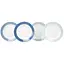 Набор тарелок Gimex Deep Plate Цвет 4 Pieces 4 Person Sky (6910101) (DAS302008) - миниатюра 1
