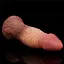 Фаллоимитатор Dual-Layered Silicone Nature Cock 7.0'' 18 см коричневый - миниатюра 6