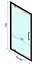 Душова кабіна Rea Rapid Swing 90x80 black REA-K6422 + REA-K6408, Чорний матовий, Універсальна, прозорий - мініатюра 6