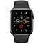 Apple Watch Series 5 GPS 40mm Space Gray Aluminum w. Black b.- Space Gray Aluminum (MWV82) - миниатюра 1
