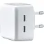 Сетевое зарядное устройство Apple 35W Dual USB-C Power Adapter High c0py Белый - миниатюра 1